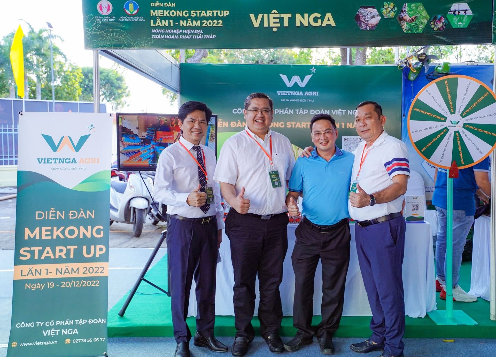 Gian hàng Phân Bón Việt Nga tại Diễn đàn Mekong Startup 2022