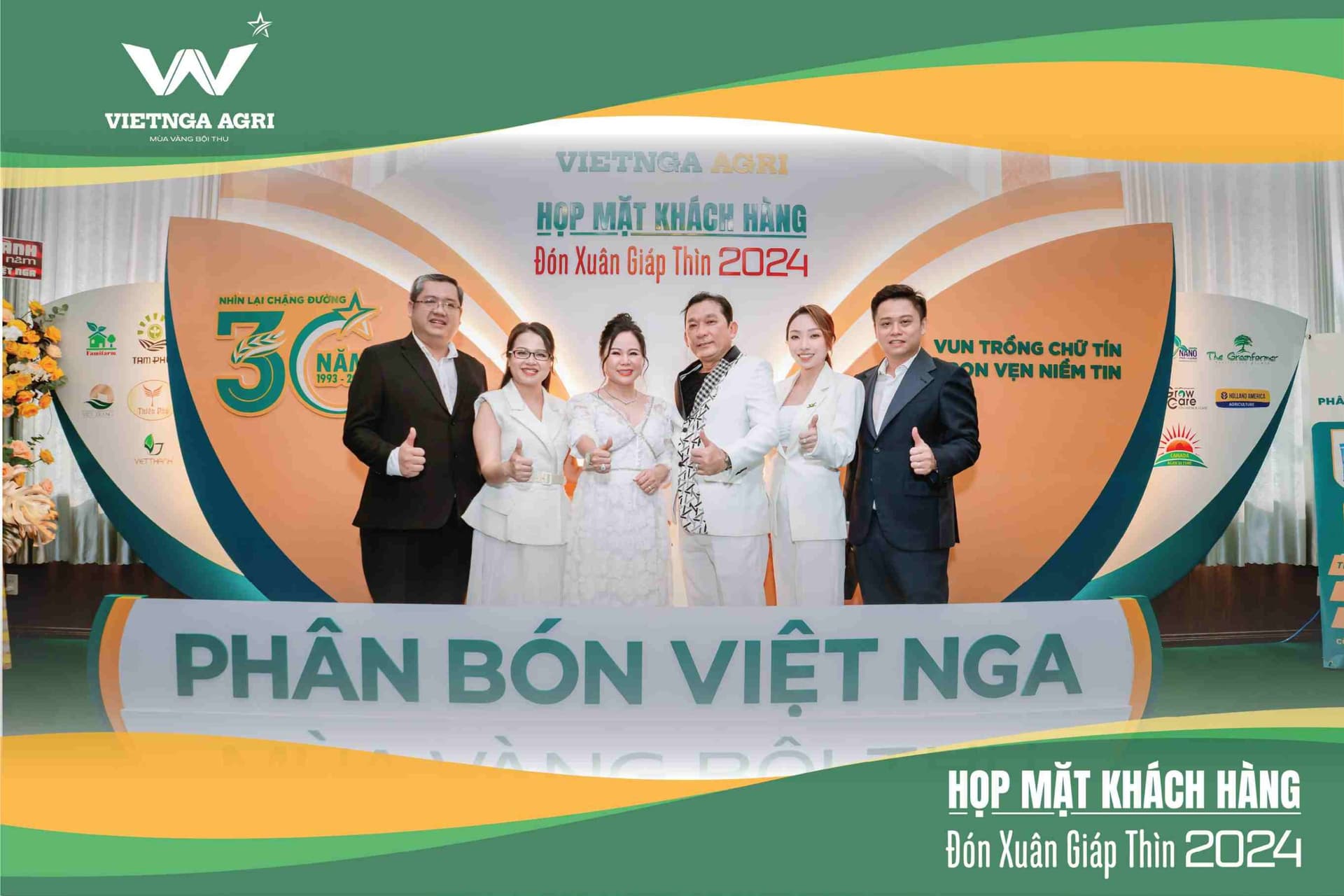Bà Nguyễn Thị Nga và bà Phạm Thị Minh Trang tại họp mặt Xuân 2024