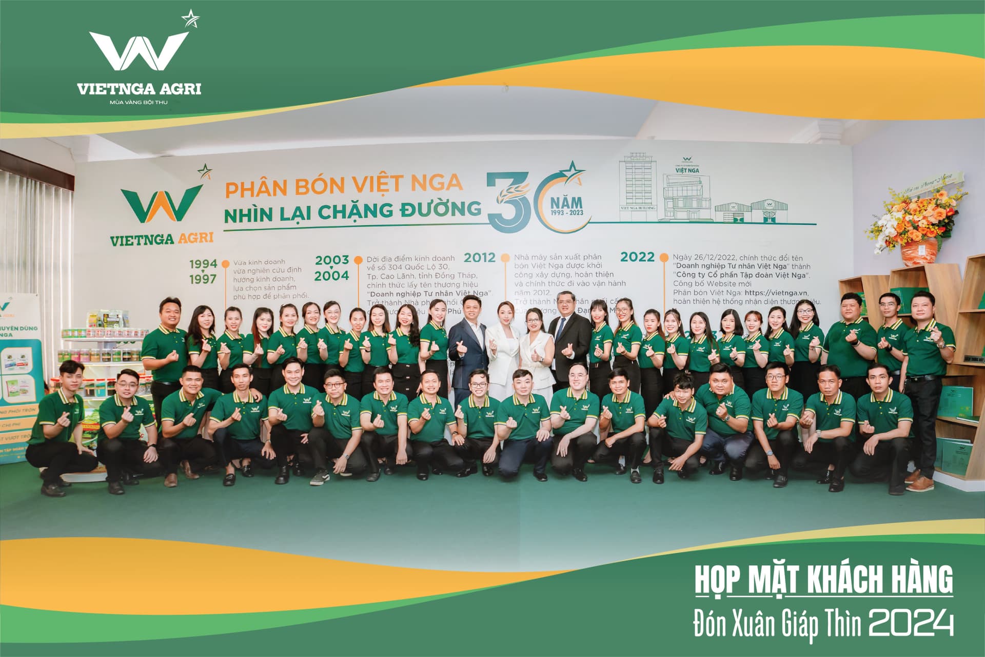 Hoạt động sôi nổi tại họp mặt khách hàng Phân Bón Việt Nga Xuân 2024