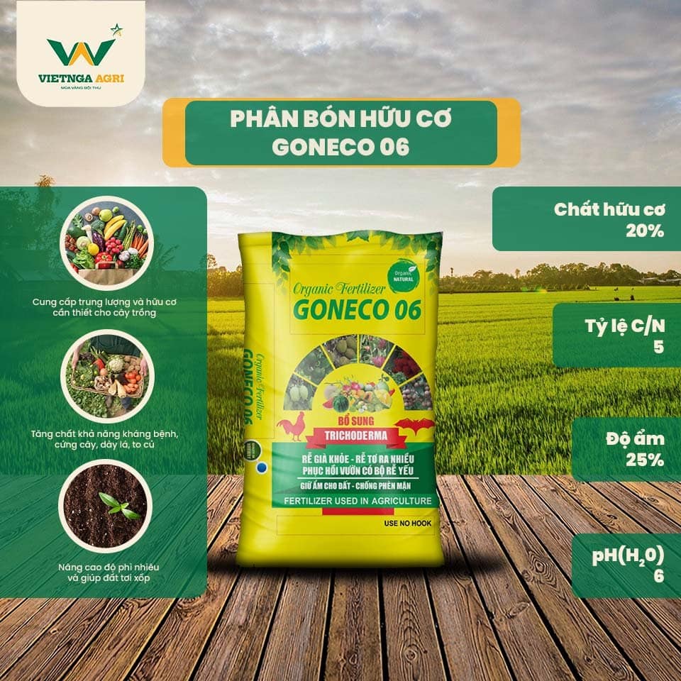 Goneco 06 organic fertilizer for durian trees