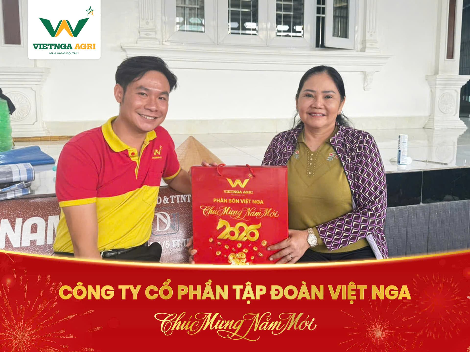Món quà đầu năm Bính Ngọ 2026 Phân Bón Việt Nga gửi khách hàng