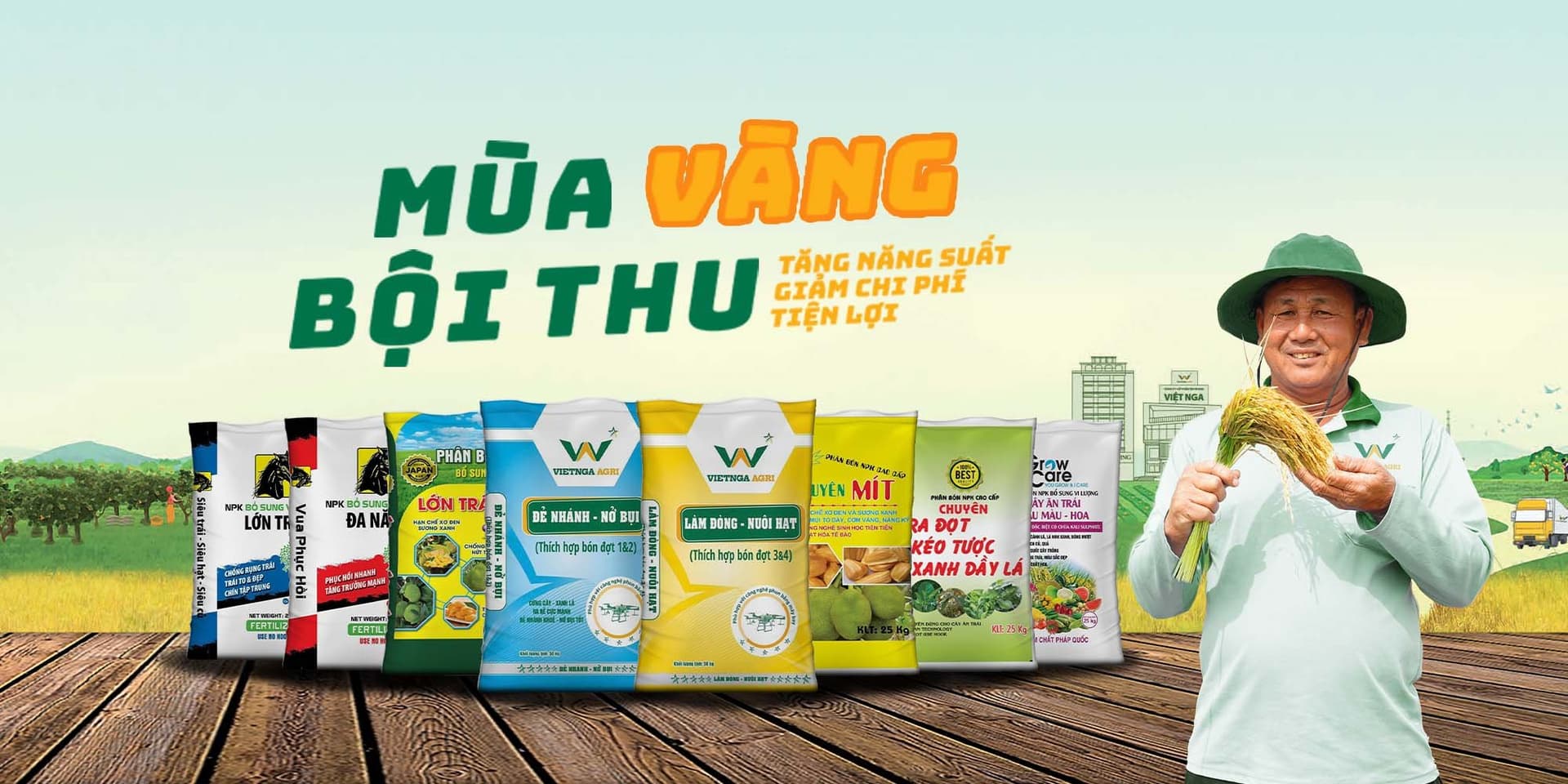 Viet Nga Fertilizer ឯកទេសផ្គត់ផ្គង់ជីប្រើពិសេស ដែលសមស្របនឹងដំណាក់កាលលូតលាស់នីមួយៗ