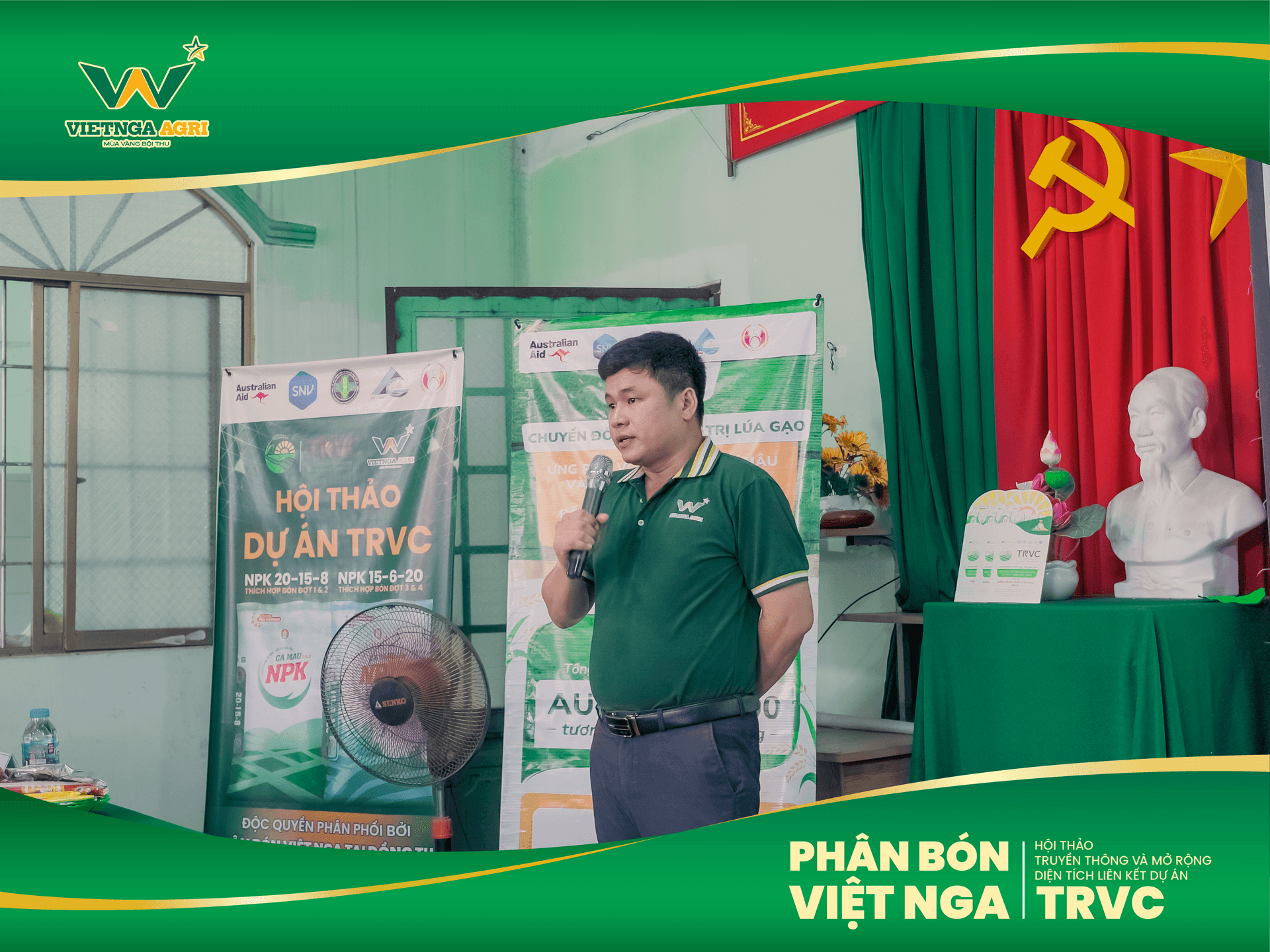 Mr. Tran Huu Vinh, Head of the TRVC Project Management Board at Viet Nga Agri, further shared technical and cultivation-related insights.
