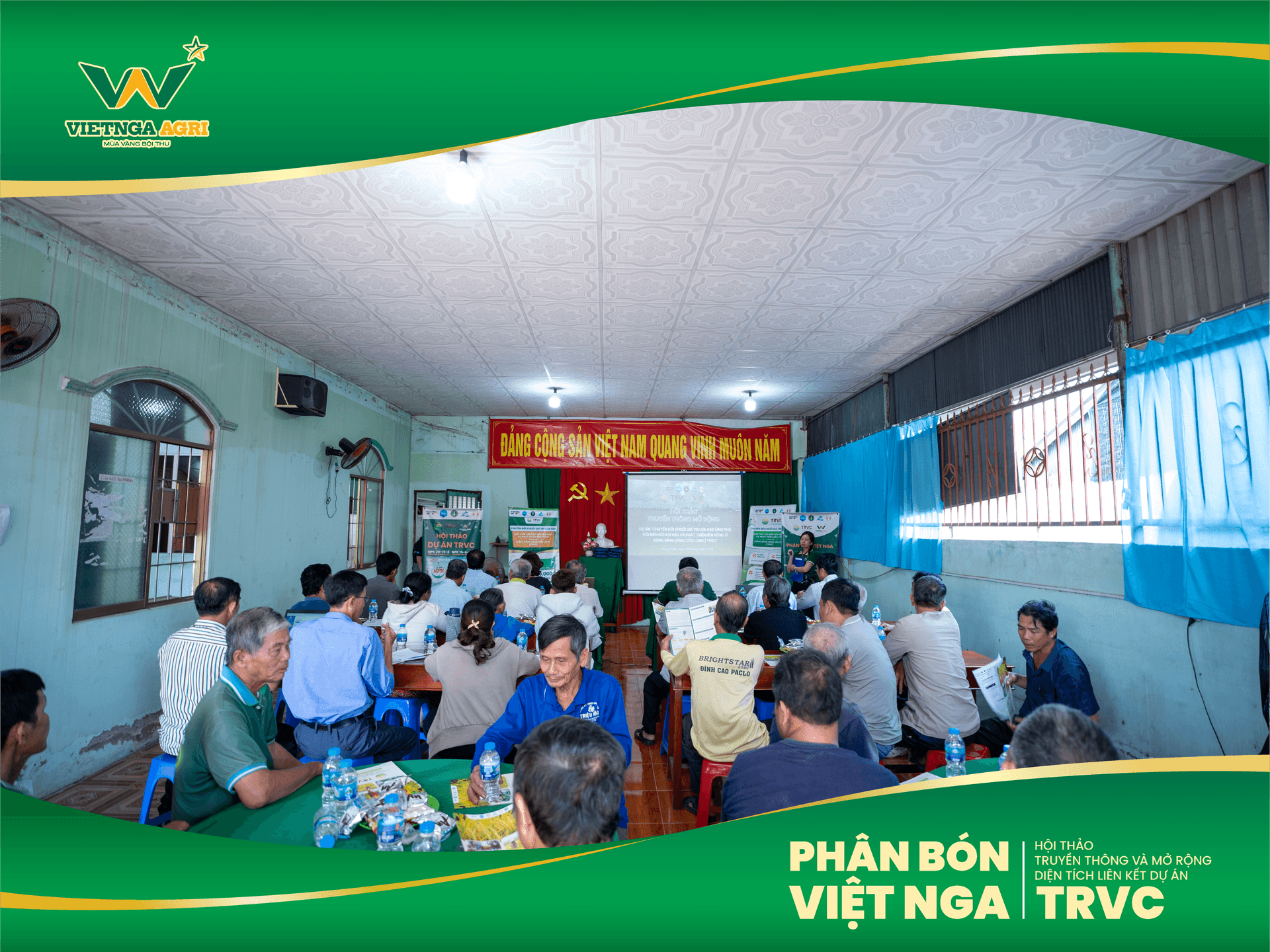 Viet Nga Fertilizer Holds Workshop to Promote the Development of the TRVC Project in Dong Thap Province