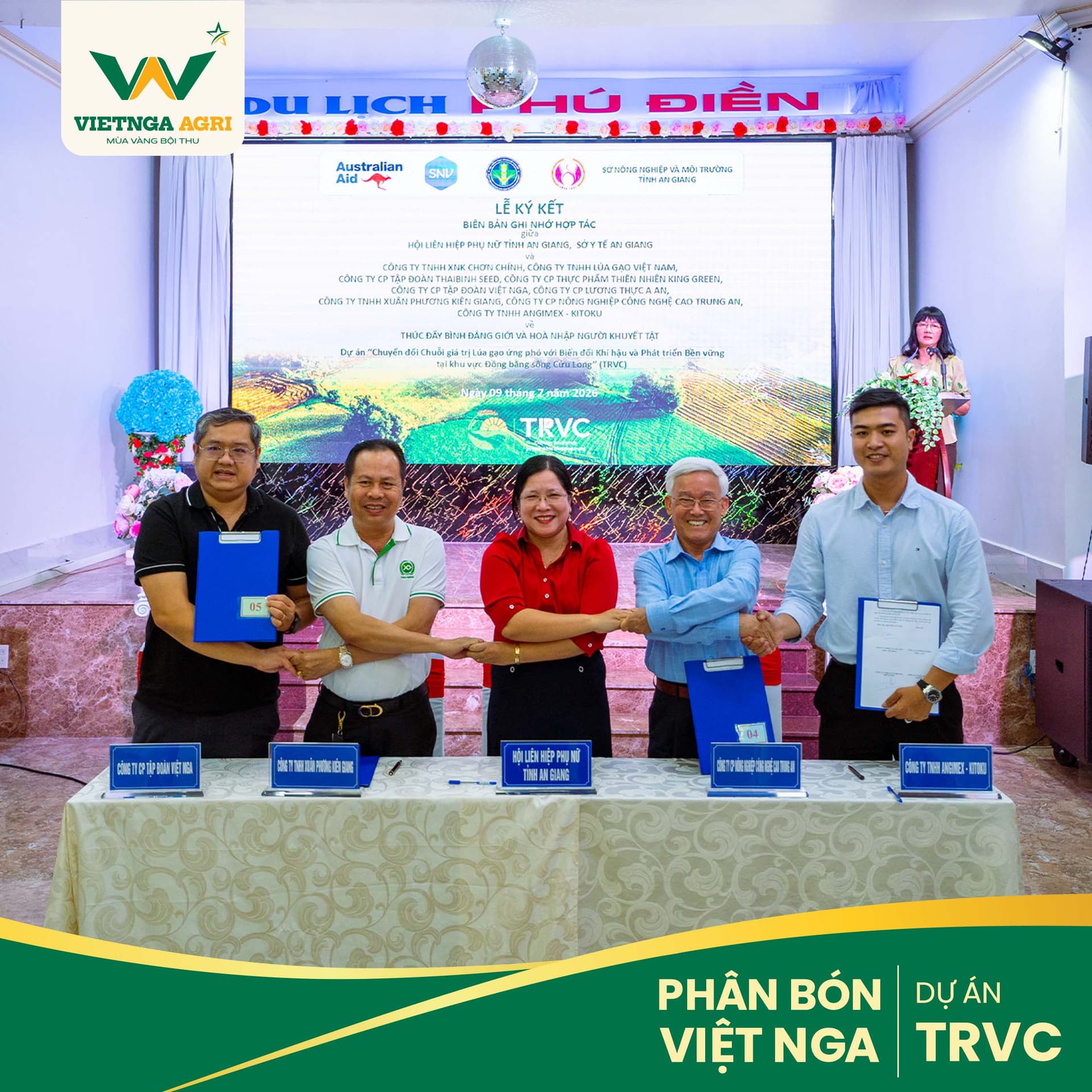 ការចុះហត្ថលេខាលើកម្មវិធីសហការជំរុញសមភាពយេនឌ័រ – បរិយាប័ន្នជនពិការ និងសង្គម