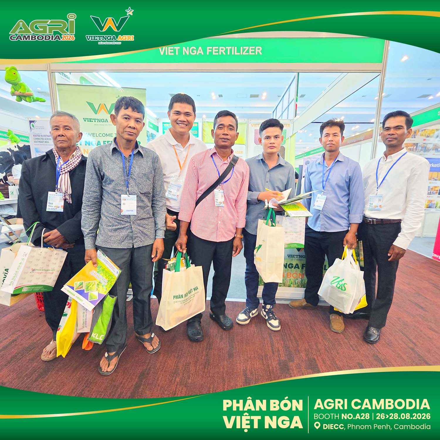 Viet Nga Fertilizer ចូលរួម Agri Cambodia 2026 នៅរាជធានីភ្នំពេញ ប្រទេសកម្ពុជា