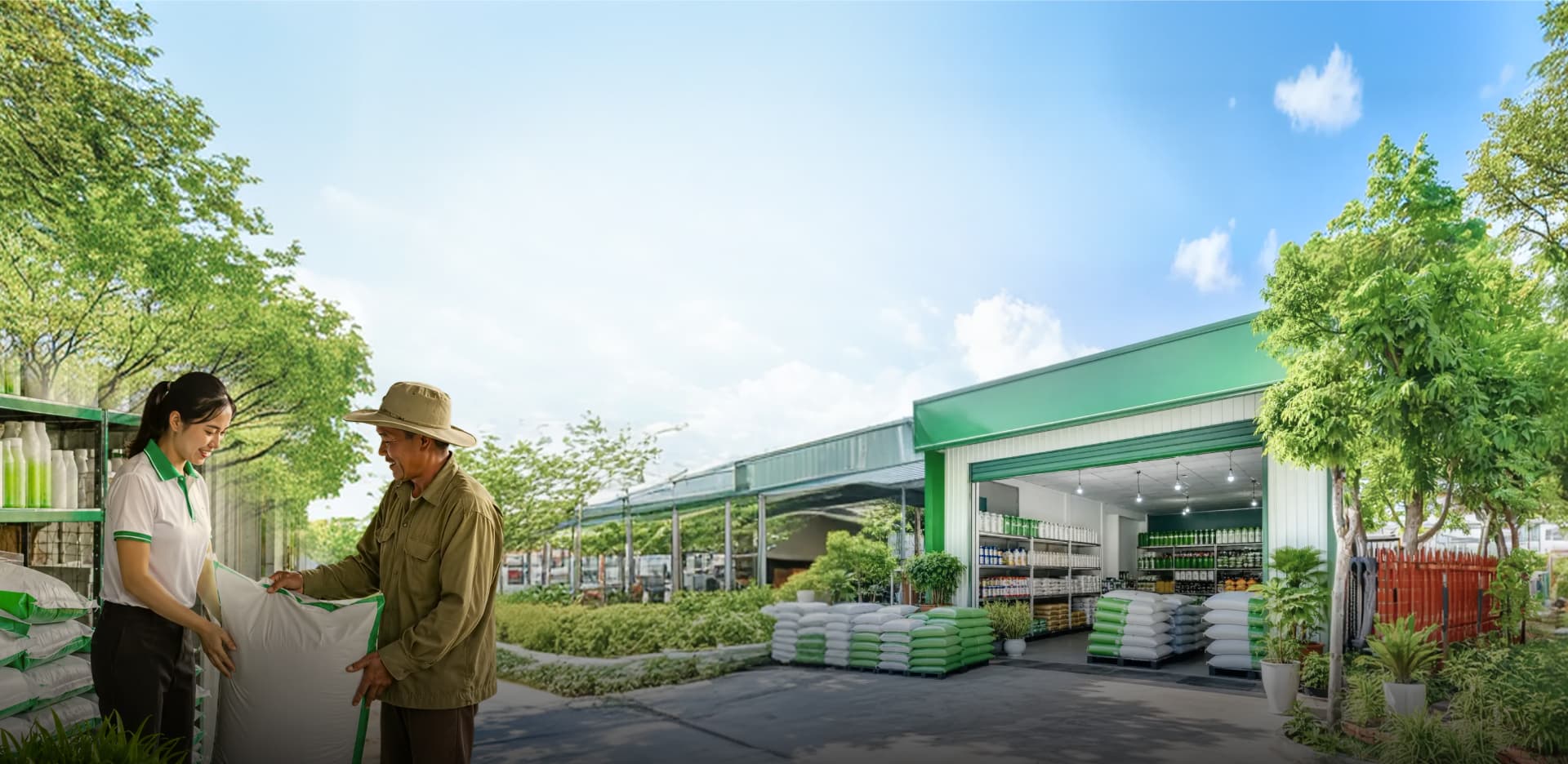 Đại lý phân bón phát triển cùng nông dân và Việt Nga