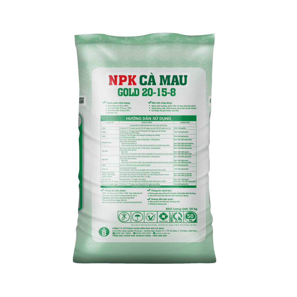 NPK Cà Mau Gold 20-15-8