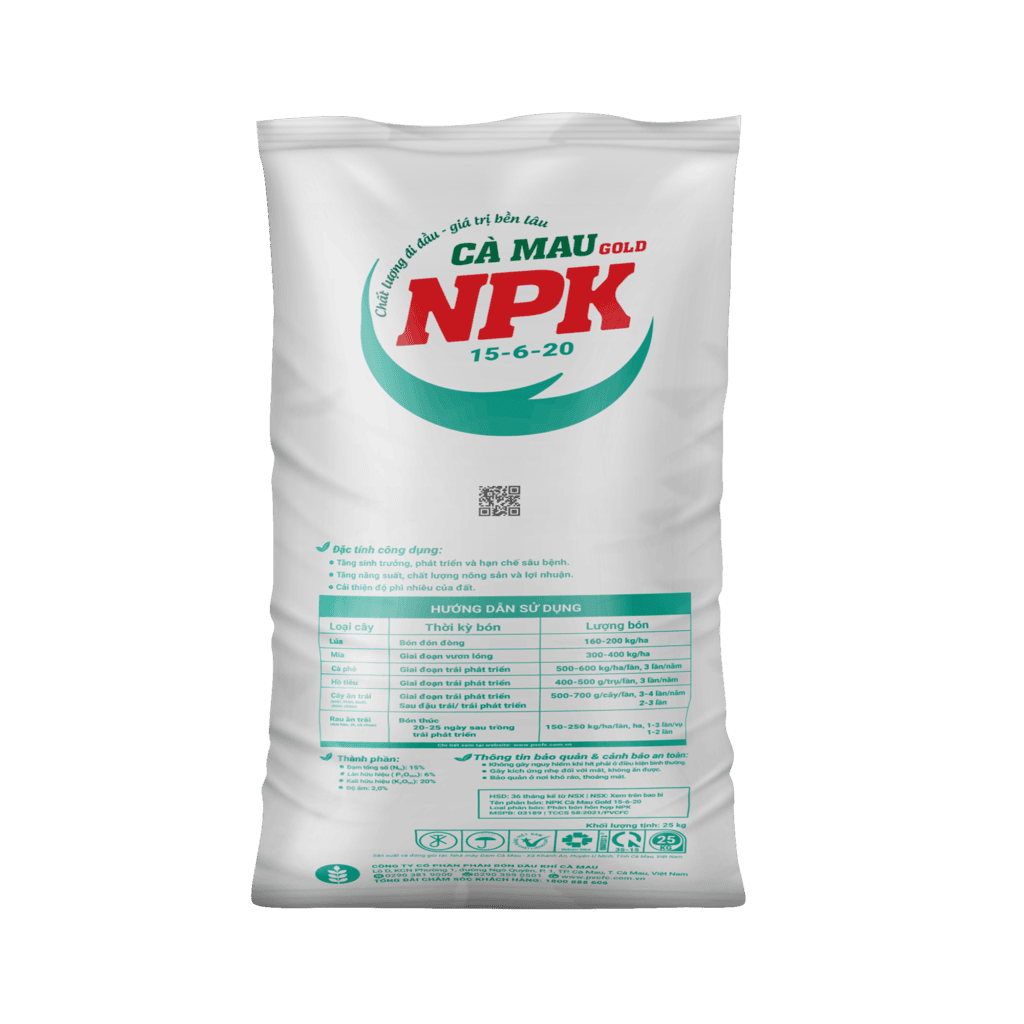 NPK Cà Mau Gold 15-6-20