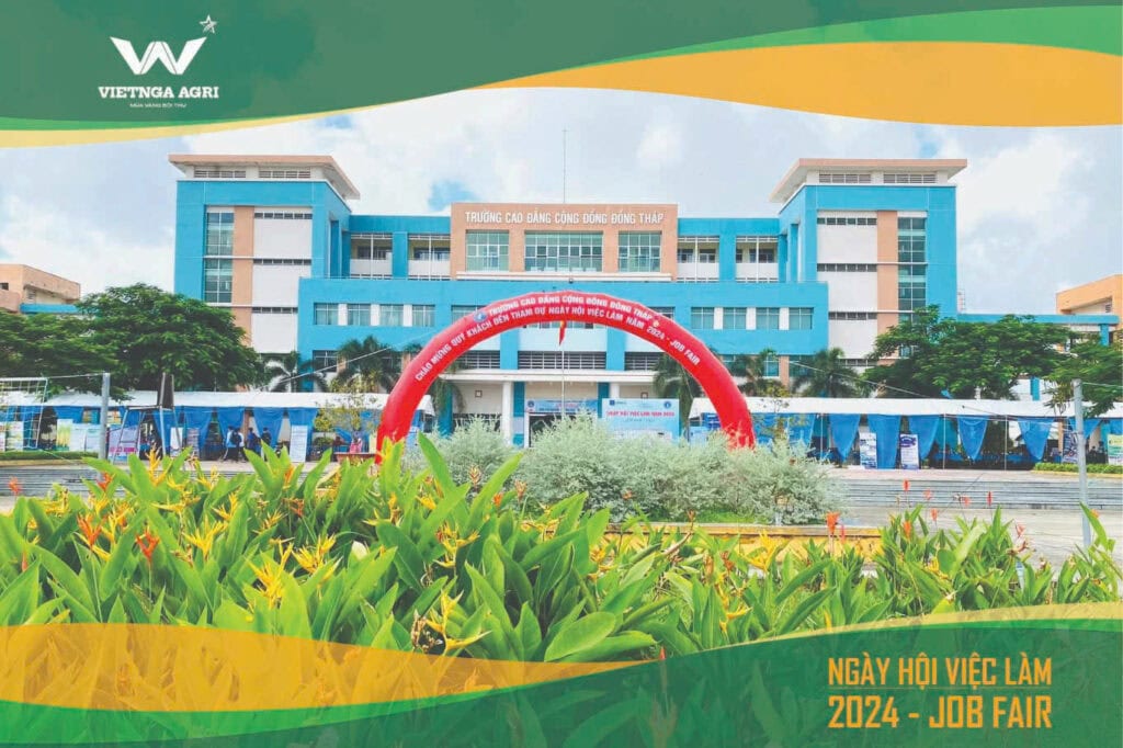 Phân Bón Việt Nga Đồng Hành Cùng Các Bạn Sinh Viên Tại Ngày Hội Việc Làm 2024 Trường Cao đẳng Cộng đồng Đồng Tháp tổ chức chương trình Ngày Hội Việc Làm 2024