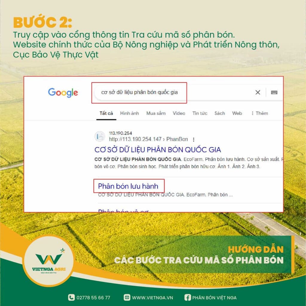 Hướng Dẫn Tra Cứu Mã Số Phân Bón Tra cứu mã số phân bón