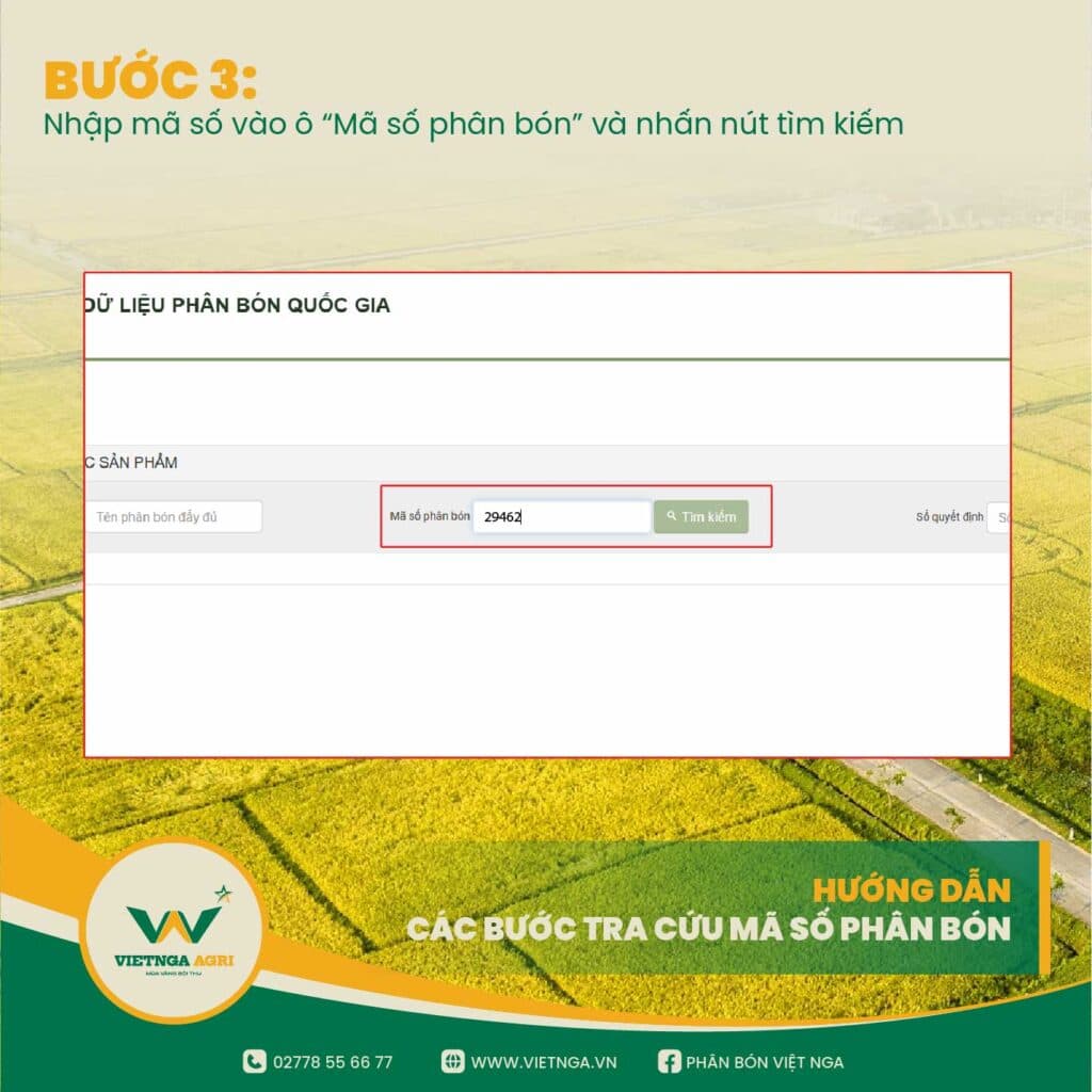 Hướng Dẫn Tra Cứu Mã Số Phân Bón Tra cứu mã số phân bón