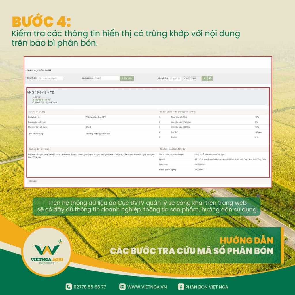 Hướng Dẫn Tra Cứu Mã Số Phân Bón Tra cứu mã số phân bón