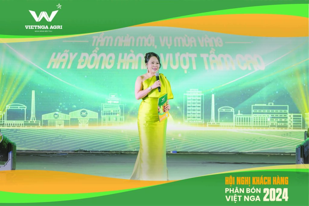 Hội Nghị Khách Hàng Phân Bón Việt Nga 2024 Bà Nguyễn Thị Nga - Tổng Giám đốc Công ty Cổ phần Tập đoàn Việt Nga đã có những phát biểu tại sự kiện