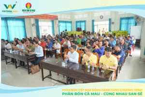 Phân Bón Việt Nga Đồng Hành Cùng Chương Trình "Phân Bón Cà Mau - Cùng Nhau San Sẻ" Chương trình "Phân Bón Cà Mau - Cùng Nhau San Sẻ" được tổ chức tại Xã Phương Thịnh và Xã Trường Xuân.