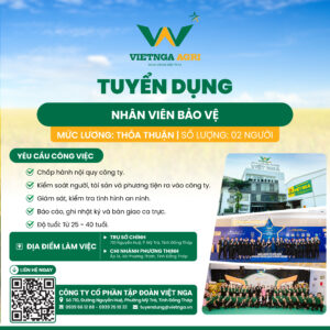 Phân Bón Việt Nga tuyển dụng 