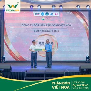 Phân Bón Việt Nga nhận giải thưởng tại lễ trao giải TRVC vụ Hè Thu 2025 (vụ 3) Phân Bón Việt Nga nhận giải thưởng tại lễ trao giải TRVC vụ Hè Thu 2025 (vụ 3)
