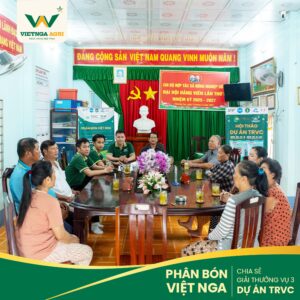 Phân Bón Việt Nga Tổ Chức Chia Thưởng Dự Án TRVC Vụ Hè Thu 2025 Cho HTXNN Số 2 Thường Lạc VNG 2026 SOCIAL POST TRVC TRAO THUONG VU 3 9
