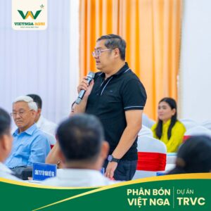 Phân Bón Việt Nga Tham Dự Hội Nghị Truyền Thông Và Ký Kết Hợp Tác Trong Khuôn Khổ Dự Án TRVC Ông Nguyễn Tú Hưng - Phó Tổng Giám đốc Phân Bón Việt Nga chia sẻ thêm về vai trò và đóng góp của Phân Bón Việt Nga khuôn khổ dự án TRVC