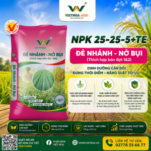 NPK 25-25-5+TE – Đẻ nhánh, nở bụi NPK 25-25-5+TE – Đẻ nhánh, nở bụi